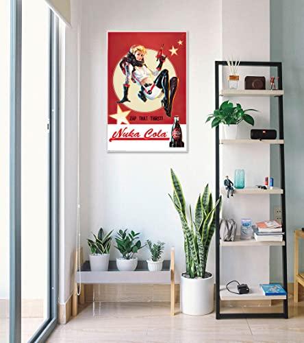 POSTER STOP ONLINE POSTER STOP ONLINE Fallout 4 - Gaming Poster/Print (Nuka Cola Girl - Zap Your Thirst) (Size 24" x 36") (Poster & Poster Strip Set)