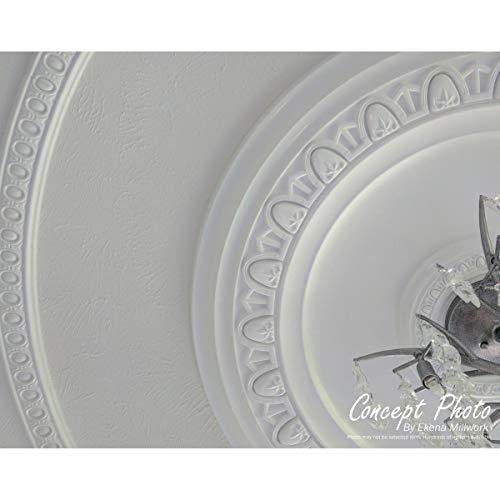 Ekena Millwork Ekena Millwork CM07ODAGF Odessa Ceiling Medallion, 7 1/2\"OD x 1 1/8\"P (Fits Canopies up to 2 1/2\"), Hand-Painted Athenian Green