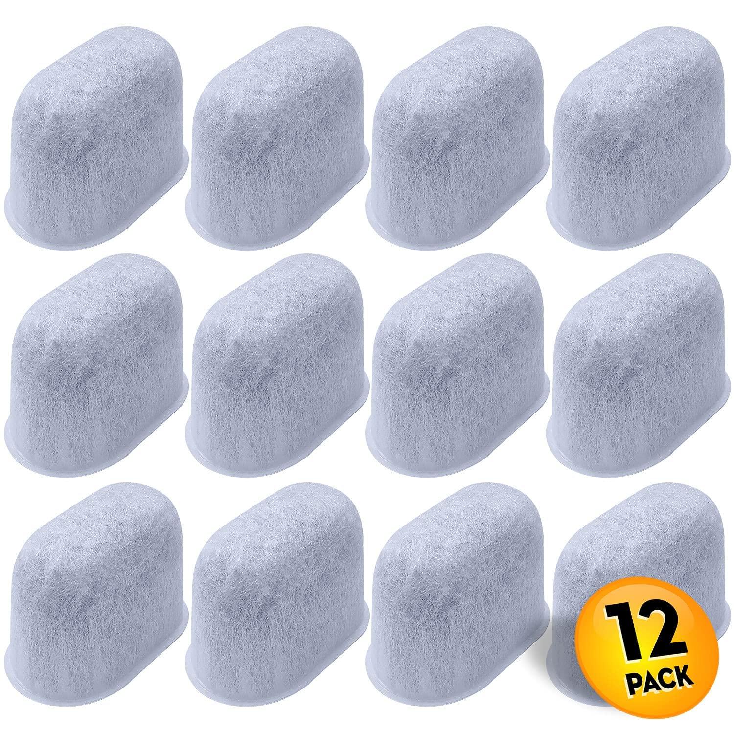 PURELINE Cuisinart Coffee Filter Replacement - 12 Pack Cuisinart Coffee Maker Water Filter by Pureline - Charcoal Water Filter - for all Cuisinart Coffee Machines