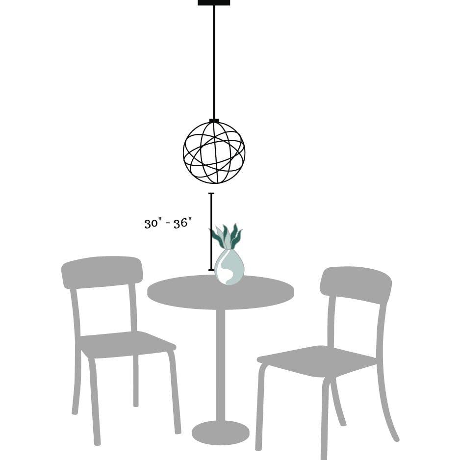 Quoizel Quoizel Gathering 1-Light Mystic Black Mini Pendant Light