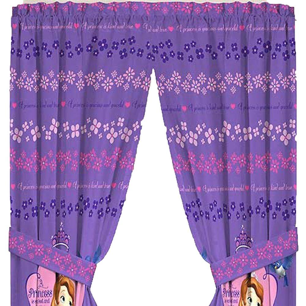 Disney Disney Junior Sofia the First Princess Drapes Panels Curtains, Set of 2 (42" x 63")