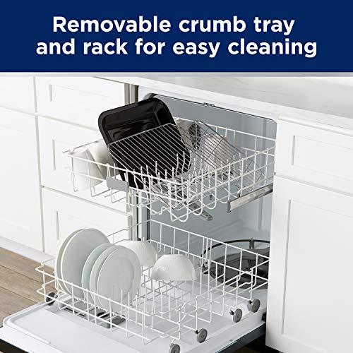 Oster Oster Toaster Oven | Digital Convection Oven, Large 6-Slice Capacity, Black/Polished Stainless