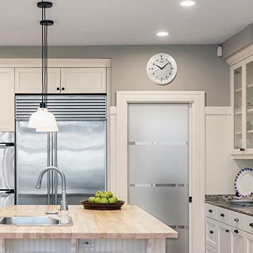 SEIKO SEIKO 11 Inch St John Brushed Metal Wall Clock