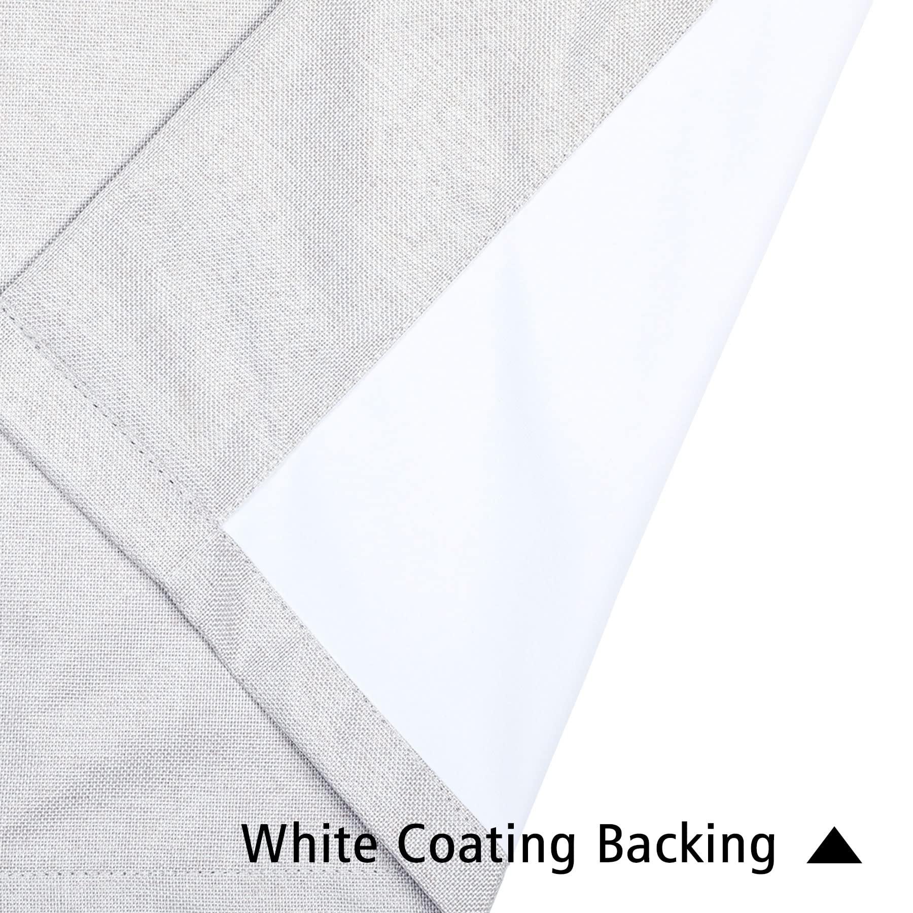 Frelement Frelement 100% Blackout Curtains Linen 120 Inch Wide Curtains Full Light Blocking Noise Reduction Curtains Thermal Insulated Pinch Pleat Curtains for Bedroom, Beige, 120" W x 84" L, 2 Panels