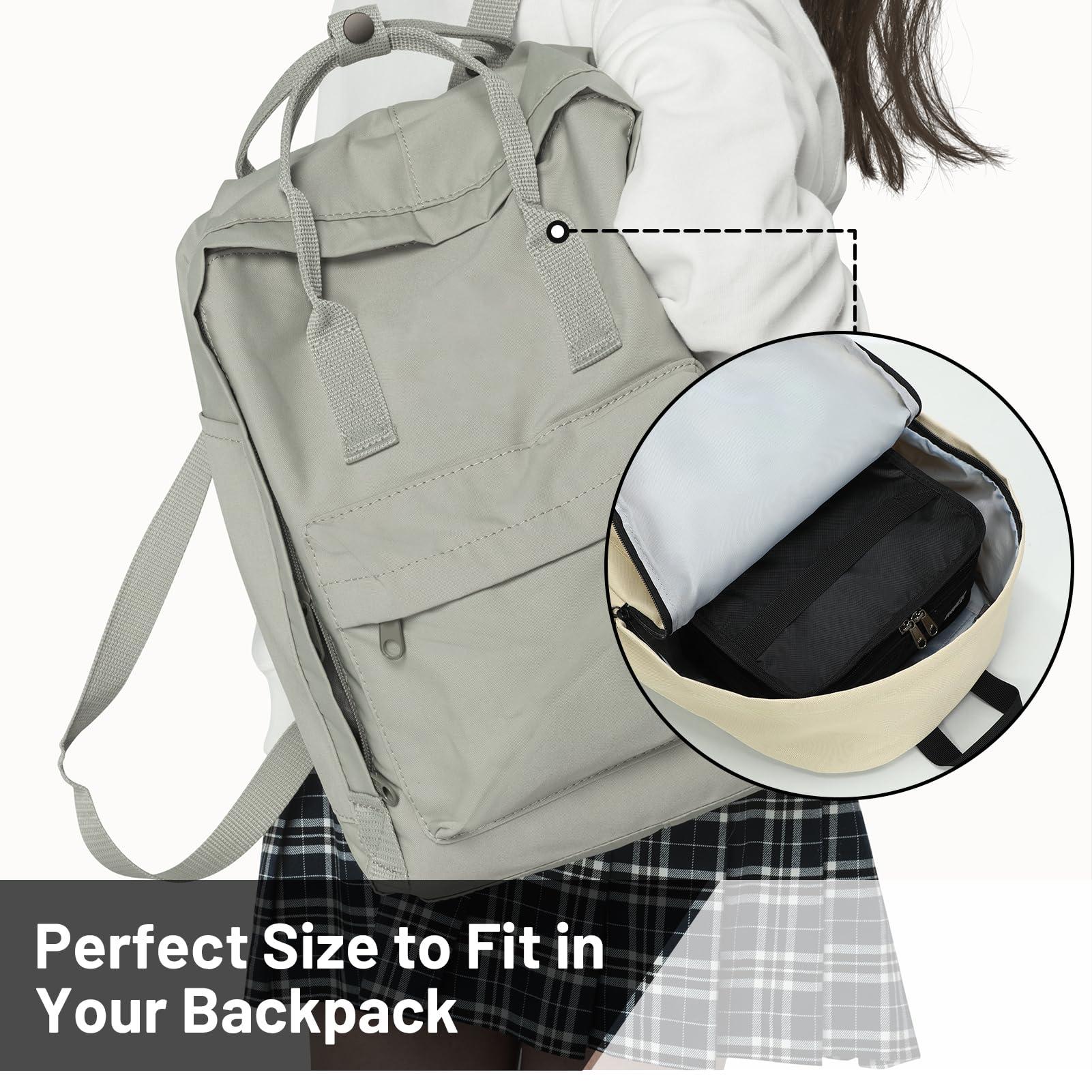MIER MIER Portable Thermal Insulated Cooler Bag Mini Lunch Bag for Kids, Black