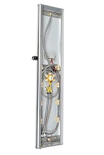 Blue Ocean Blue Ocean 52" Aluminum SPA392M Shower Panel Tower with Rainfall Shower Head, 8 Multi-functional Nozzles