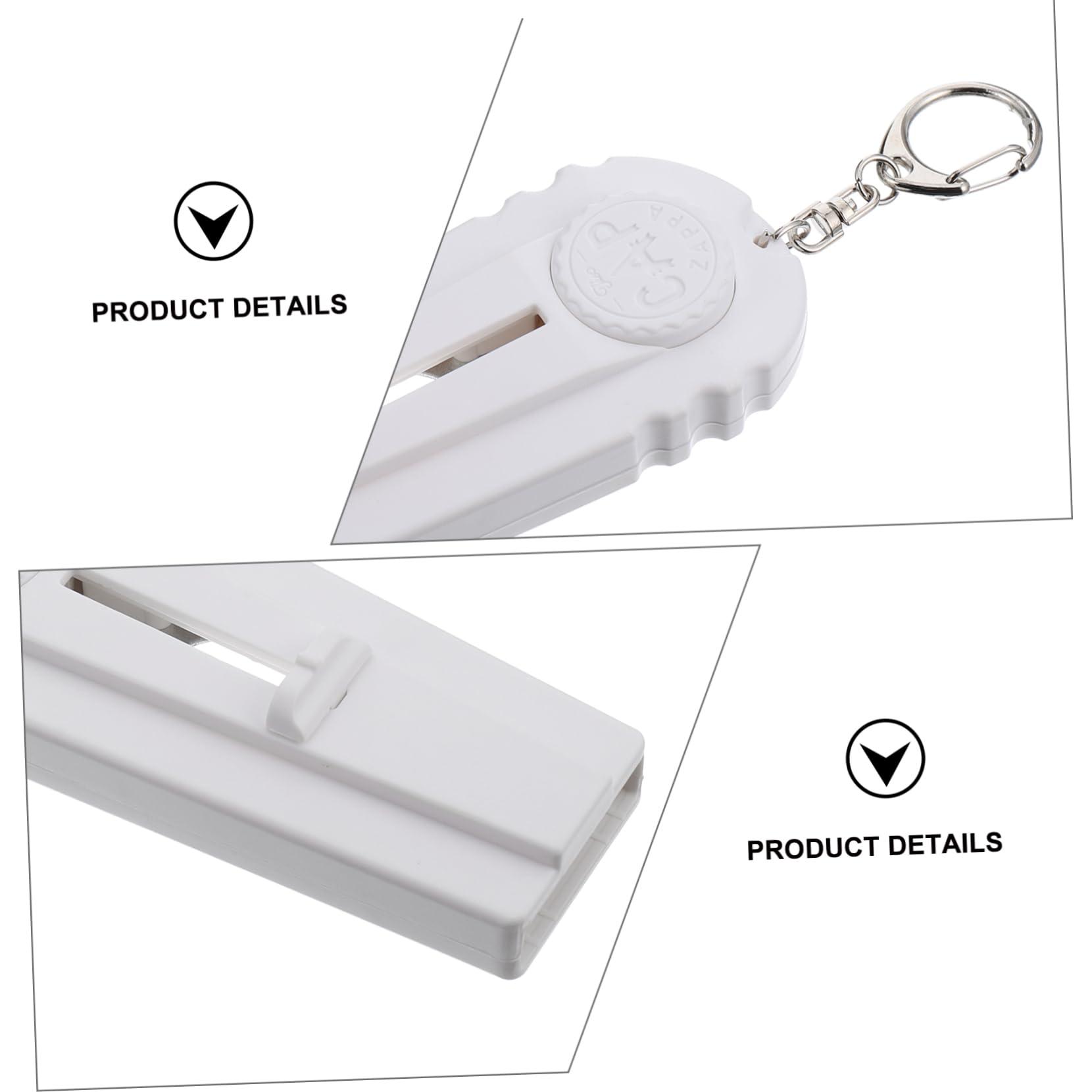Hemoton Hemoton Bottle Opener Bottle Cap Launcher Bottle Lid Remover Wine Opener Keychain Bottle Cap Opener Automatic Wine Opener Beer Cap Shooter Zappa Drink Bottle Household Iron Travel White