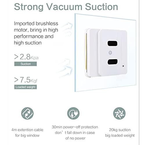 UIBAO UIBAO Window Cleaner Robot,Smart Window Vacuum Cleaner,Automatic Glass Cleaning Robotic for Interior/Exterior Highrise Windows with Remote Control Window Smart Cleaner Kit