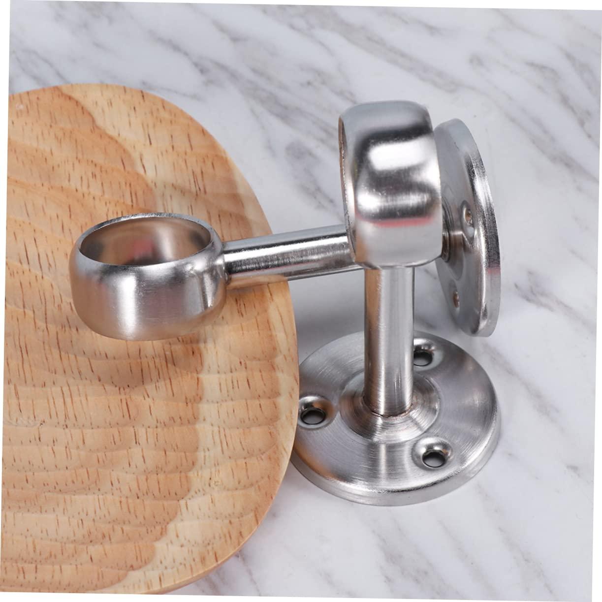 MAGICLULU MAGICLULU 6pcs Hanging Rod Holder Brackets Closet Wardrobe Curtains Rods Socket Holder Curtain Rod Holder Wardrobe Closet Holders Drapes Wardrobe Tube Closet Rod Hanger Wardrobe Rail Support