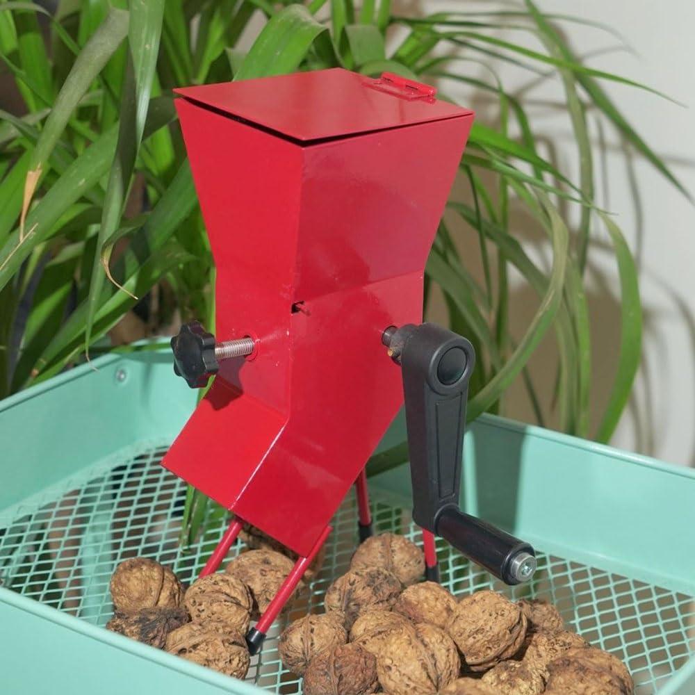 WAOCEO Nut Sheller Pecan Walnut Plier Multifunctional Nut Cracker Sheller Walnut Pliers Adjustable Walnut Nut Cracker Crushing Machine Durable Metal Nutcracker Cracker Tool Nut Cracker Sheller (Color : Silv