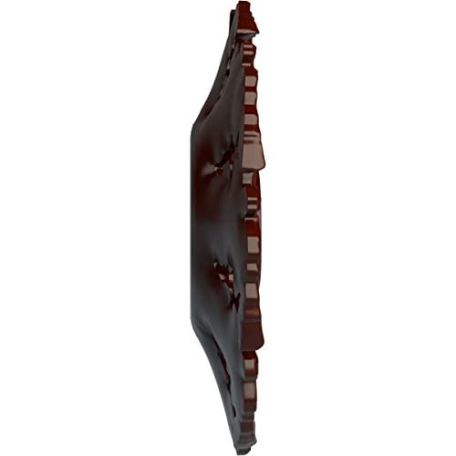 Ekena Millwork Ekena Millwork CM14NEBMF Needham Ceiling Medallion, 14 5/8\"OD x 2 1/4\"P (Fits Canopies up to 4 1/4\"), Hand-Painted Brushed Mahogany