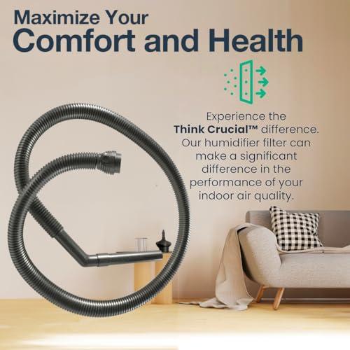 Crucial Vacuum Think Crucial Replacement - Vacuum Cleaner Hose Part Compatible With Eureka Mighty Mite Hose - 13 x 10.5 x 3 - Vacuum Tube Hose Fits Models 3670 3672 3673 3674 3676 3682 Series, Part 60289-1 (1 Pack)