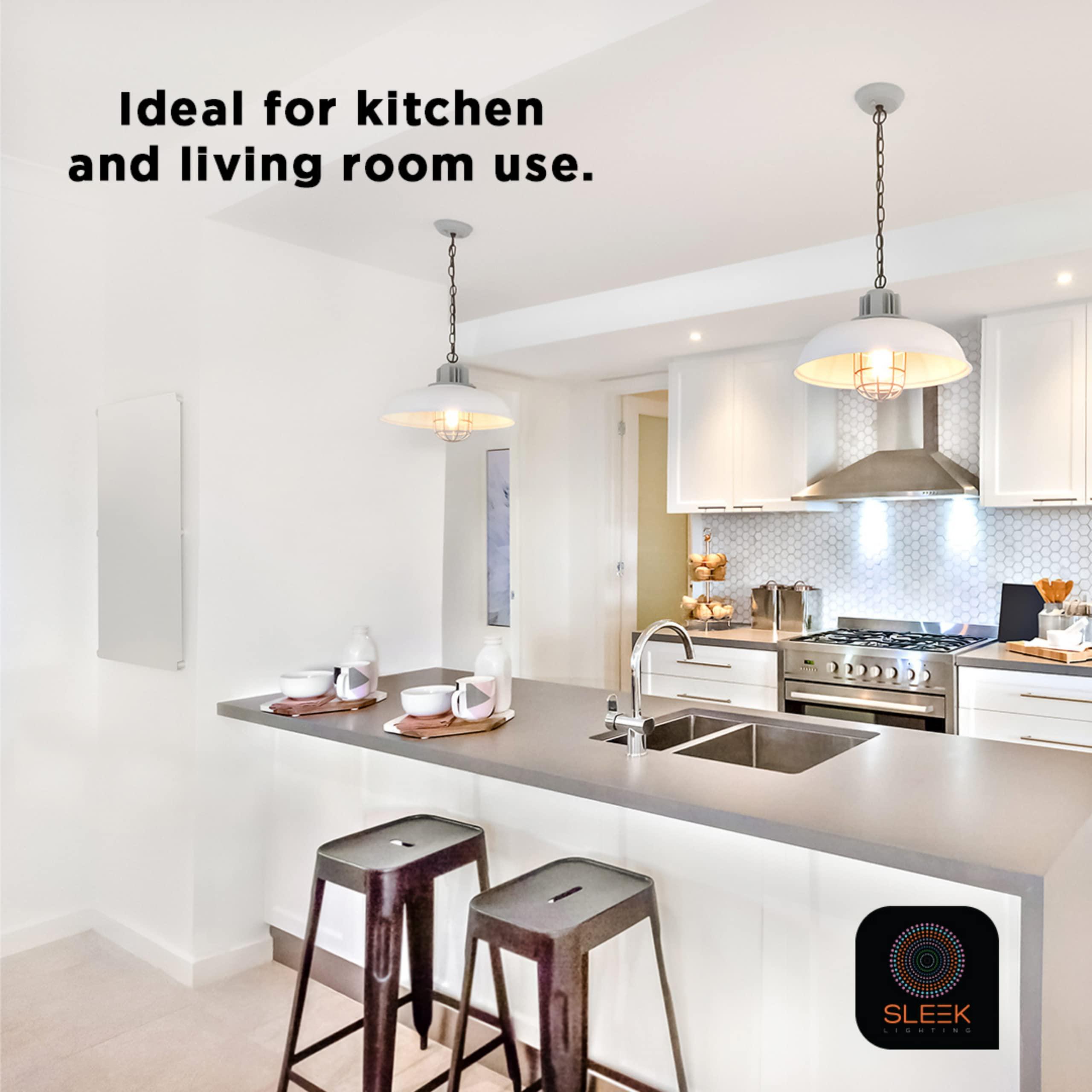 SLEEKLIGHTING SLEEKLIGHTING - 23 Watt GU24 Base 2 Prong Light Bulbs- UL Approved CFL Light bulbs-120v 60Hz - Twist Lock Spiral -Self Ballasted CFL gu24 Light Bulb- 3500K- 1600s Neutral White 4 Pack (100 Watt Equ)