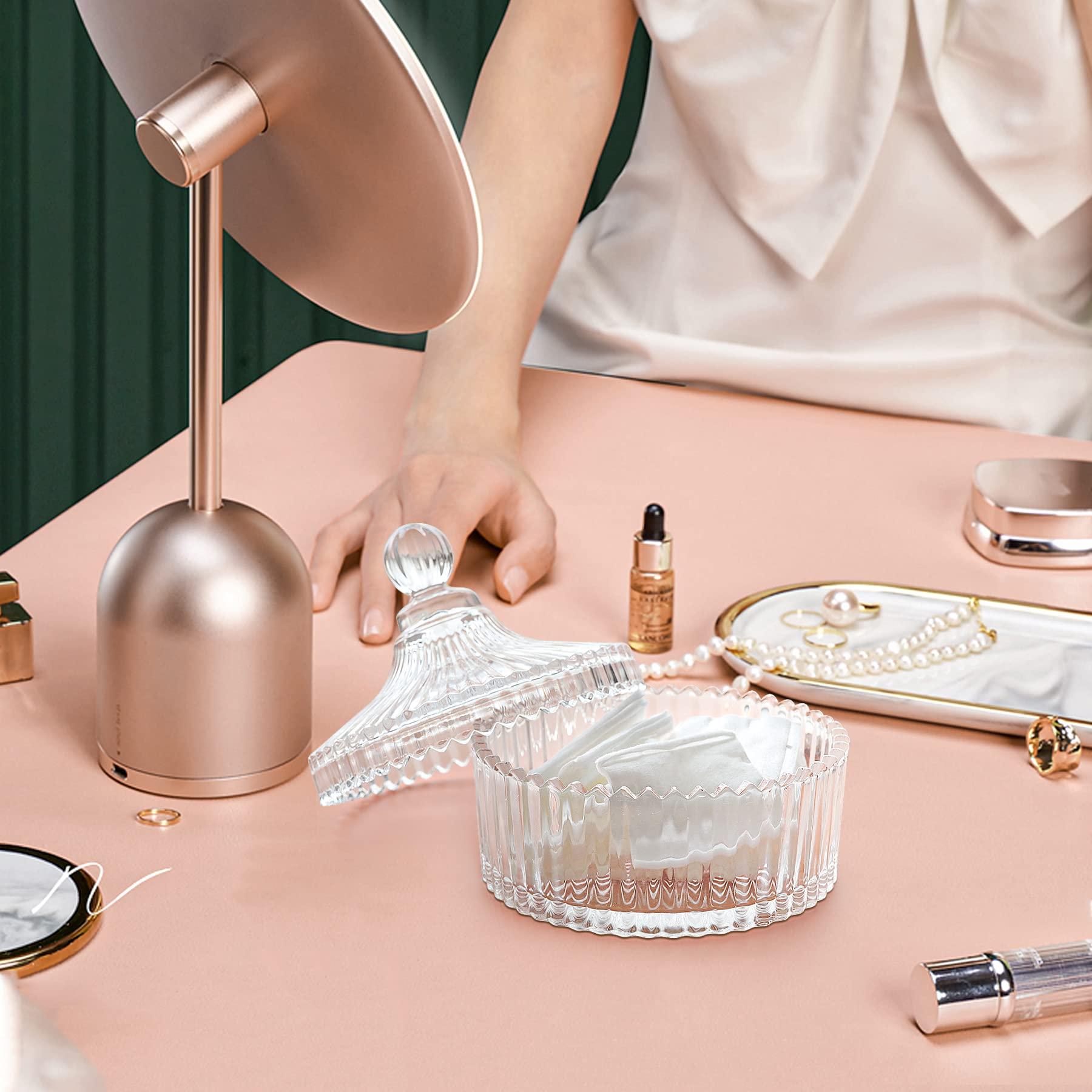 ComSaf ComSaf Crystal Candy Dish with Lid, Candy Bowl with Lid, Glass Candy Jar, Gift for Christmas, Birthday, Wedding Anniversary, Valentine\'s day, Mother\'s day, Housewarming