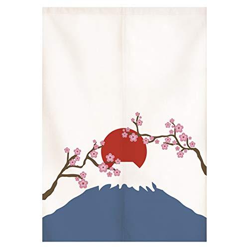 RLoncomix RLoncomix Japanese Noren Doorway Curtain Tapestry Hokusai Ukiyoe Mount Fuji Door Curtain Kitchen Bistro Home Decoration, 33 x 47 inches