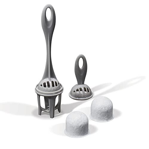 Hamilton Beach Hamilton Beach Coffeemaker Water Filter Replacement Pods and Handle, Charcoal, 2-Pack (80674R) & Hamilton Beach (47950) Coffee Maker with 12 Cup Capacity & Internal Storage Coffee Pot, Brewstation,