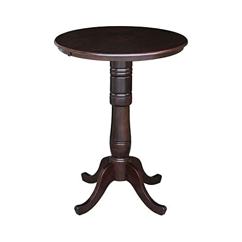 International Concepts International Concepts 30\" Round Pub Table in Black