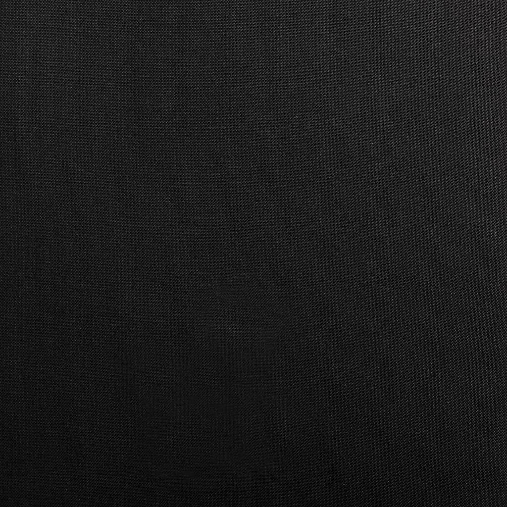 vidaXL vidaXL Dining Chairs 2 Pcs - Black Fabric Accent Side Chair with Solid Wood Legs - Ergonomic Upholstered Seating - Kitchen/Dining Room Furniture - 16.5"x20.1"x37.4"