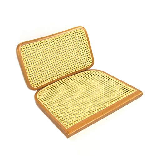 Breuer Chair Company Marcel Breuer Cesca Chair Replacement Cane Seat & Back in Honey Oak (Made in Italy; NO Holes)