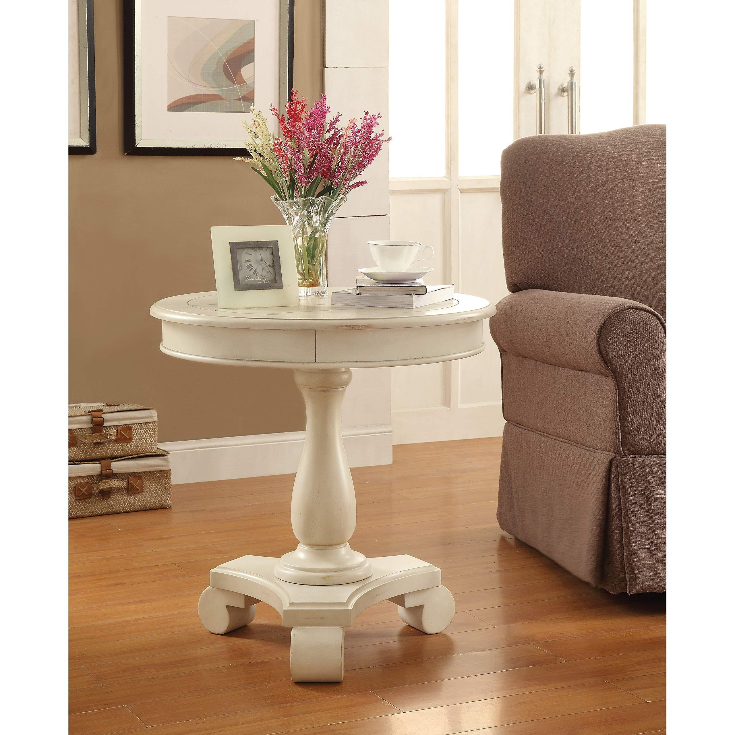 OSP Home Furnishings OSP Home Furnishings Inspired by Bassett Avalon Round Accent Table, Antique Black, (BP-AVLAT-YCM1-osp)