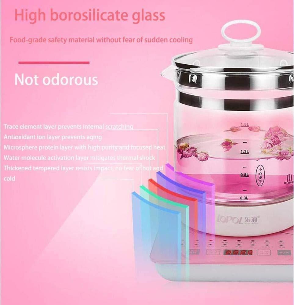 Panduo Picnic Bag Sooiy Electric Water Kettle Glass Kettle,Multi-Function Tea Maker,Health Pot Automatic Multi-Function Thickening Glass Electric Kettle Teapot Black Teapot Tea Pot Electric Kettles