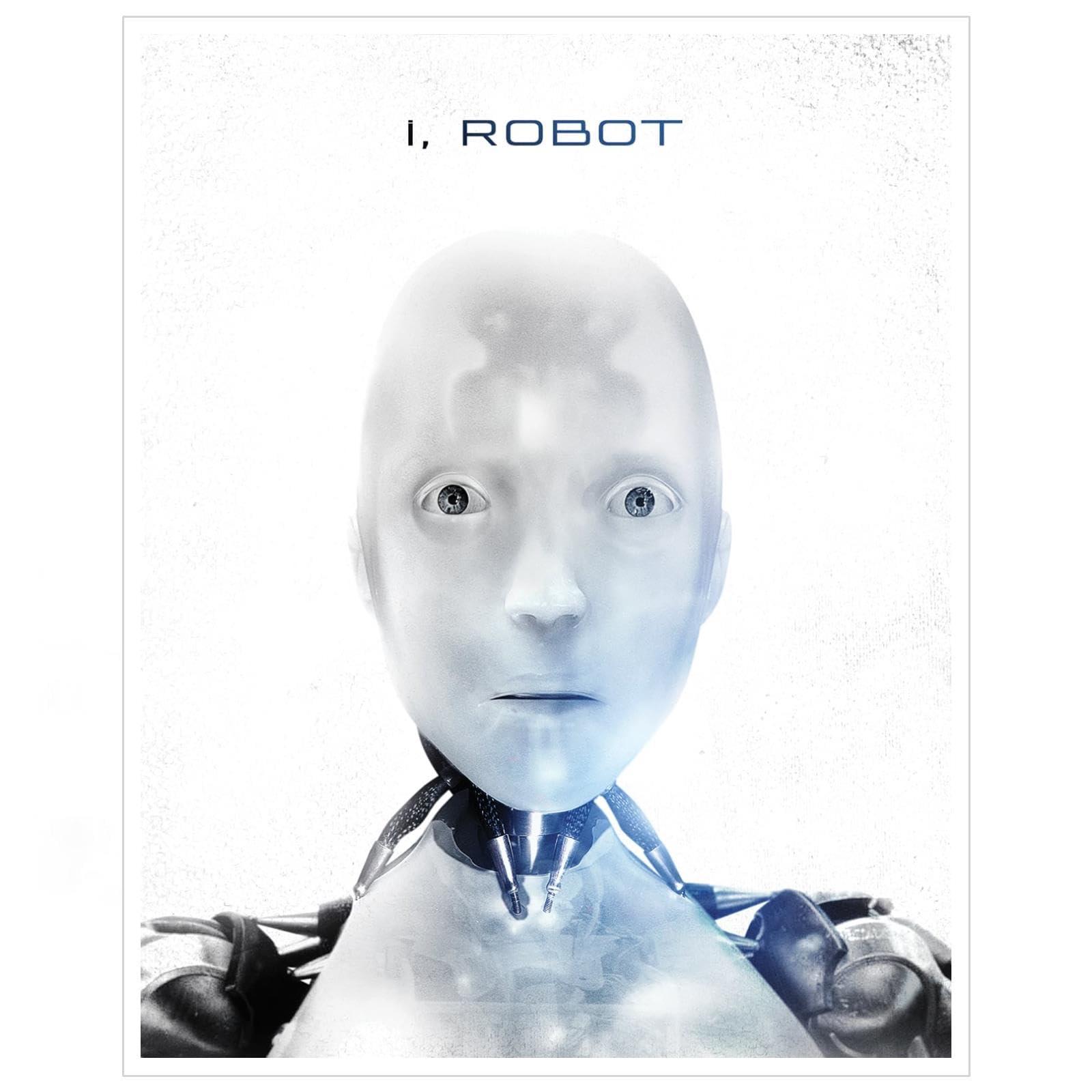 CLEARCONNECT I, Robot Movie Poster Canvas Prints Science Fiction Movies Action Movies Poster Wall Art For Home Office Cinema Decorations Unframed 10\"x8\"