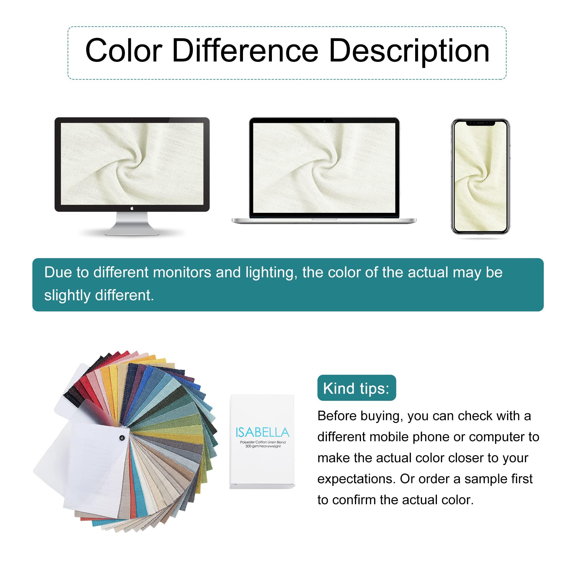 TWOPAGES TWOPAGES Ivory White Cotton Curtains - 84 Inch Long, Light Reducing Pinch Pleat for Dining Room, Natural Linen Textured Window Curtain (1 Panel, 52 x 84 Inches)