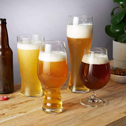 Spiegelau Spiegelau Craft Beer Tasting Kit Glasses, Set of 4, European-Made Lead-Free Crystal, Modern Beer Glasses, Dishwasher Safe, Professional Quality Tasting Glass Gift Set