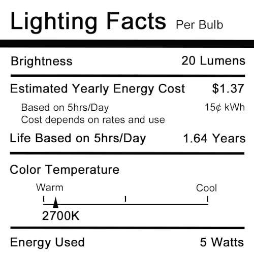Novelty Lights Novelty Lights 25 Pack G40 Frosted White Outdoor Globe Bulbs, Light Bulbs Glass Incandescent Bulbs with 3000 Hour Lifespan, Globe String Lights Replacement Bulbs