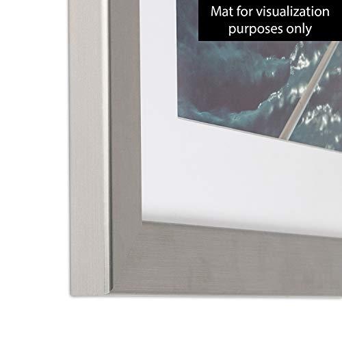 ArtToFrames ArtToFrames 17x30 inch Chrome Stainless Steel Picture Frame, 2WOMFRBW26966-17x30