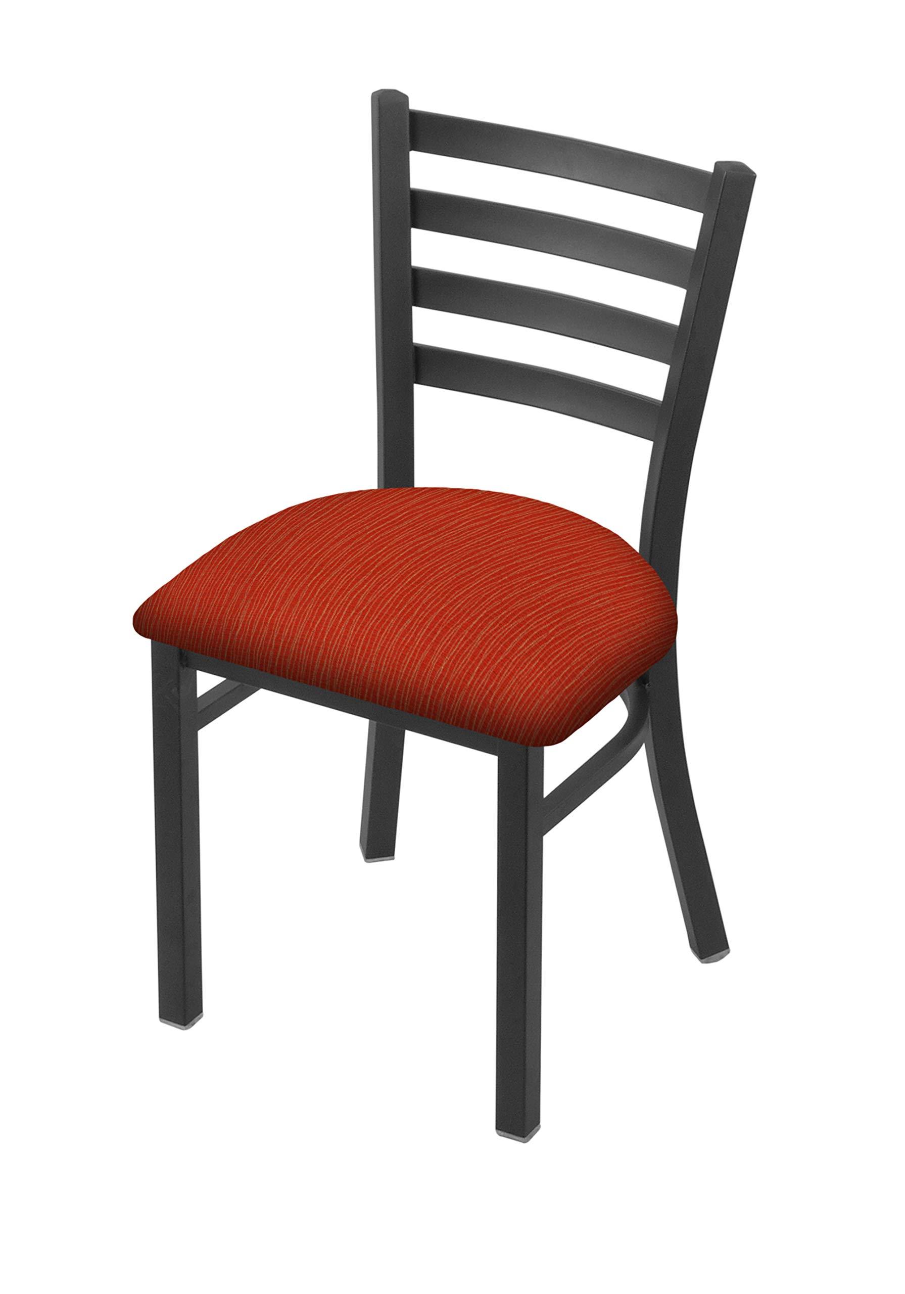 Holland Bar Stool Co. Holland Bar Stool Co. 400 Jackie 18\" Chair with Pewter Finish and Graph Poppy Seat