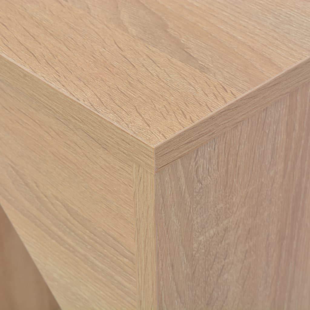 ZQQLVOO ZQQLVOO Bar Table,Counter Height Table,Height Cocktail Table,Dining Table,Kitchen Table,Multifuntional Desk,Bar Table with Moveable Shelf Oak 54.3\"x15.4\"x43.3\"