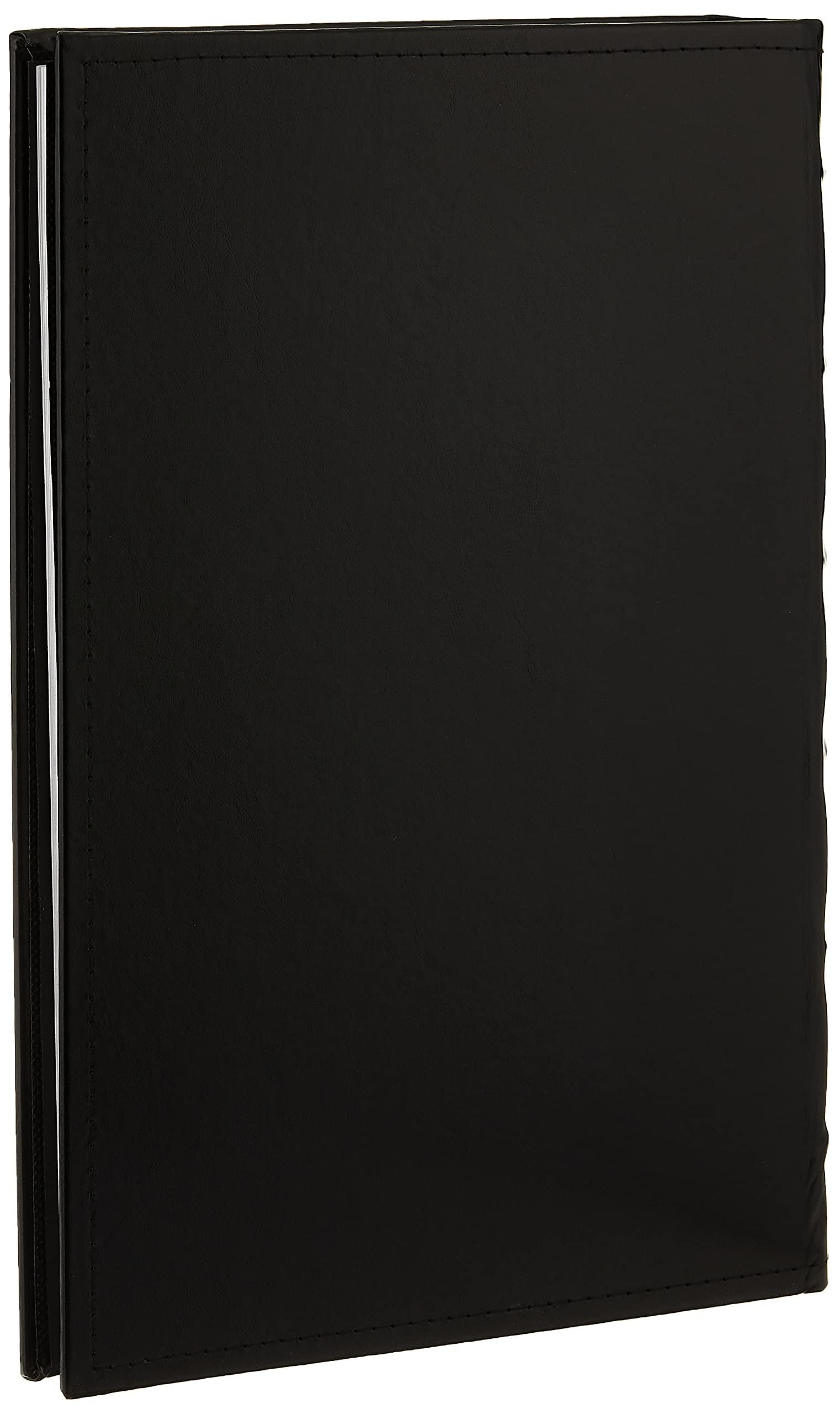 Pioneer Photo Albums Pioneer Sewn Bonded Leather BookBound Bi-Directional Photo Album, Holds 300 4x6" Photos, 3 Per Page. Color: Black.