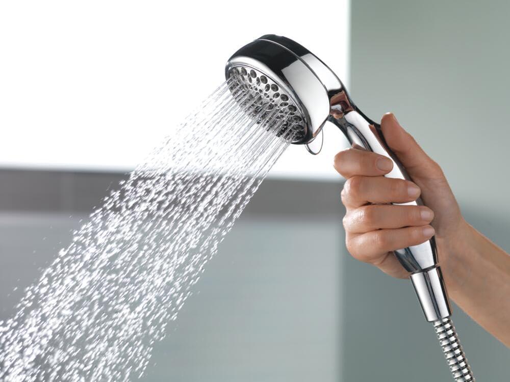 DELTA FAUCET Delta Faucet 7-Spray Touch-Clean Hand Held Shower Head with Hose, Chrome 75700