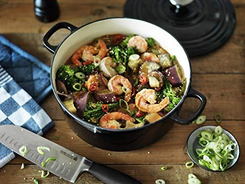 BK BK Bourgogne Enameled Cast Iron Induction 4.4QT Nonstick Dutch Oven, PFAS Free, Dishwasher Safe, Jet Black