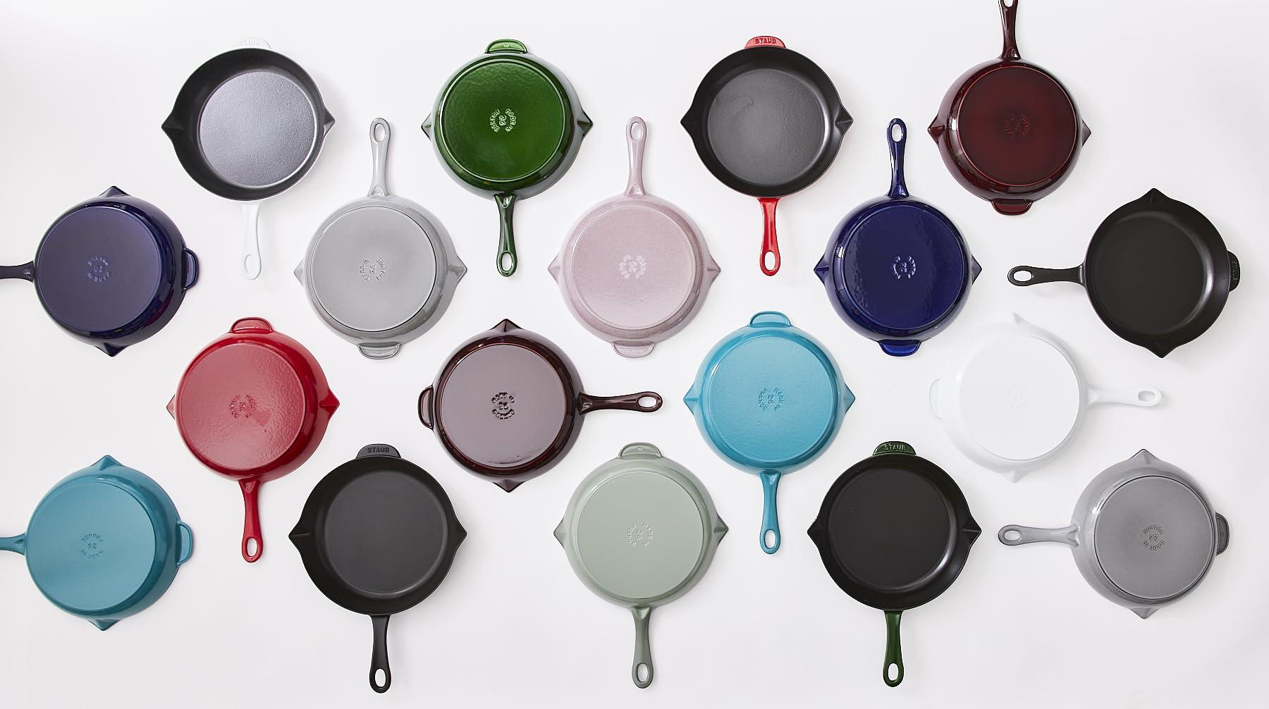 STAUB Staub Cast Iron 10-inch Fry Pan - Grenadine, Made in France