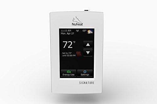 Nuheat Nuheat Signature Programmable Dual-Voltage Thermostat with WiFi and Touchscreen Interface