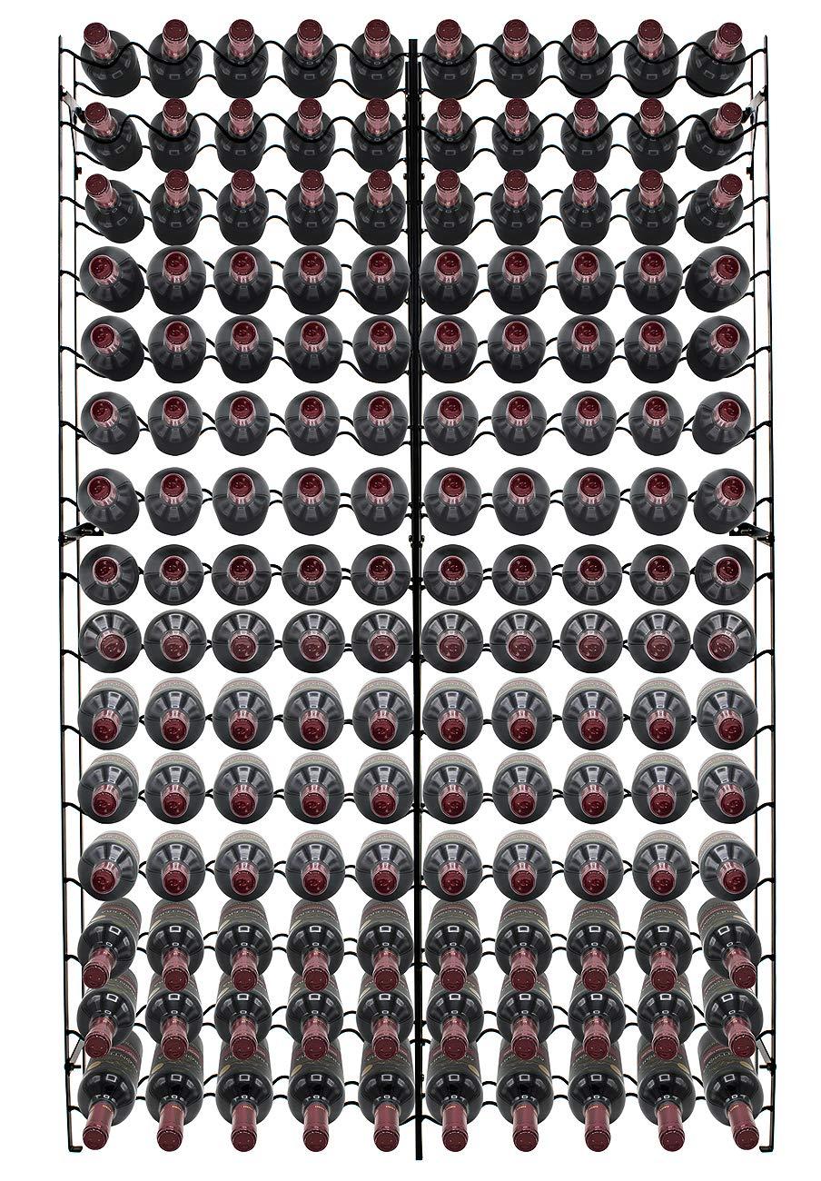 Sorbus Sorbus Wine Rack Freestanding Floor - Wine Bottle Holder Holds 150 Bottles of Wine - 150 Bottle Capacity Wine Storage for Any Bar, Wine Cellar, Kitchen, Dining Room