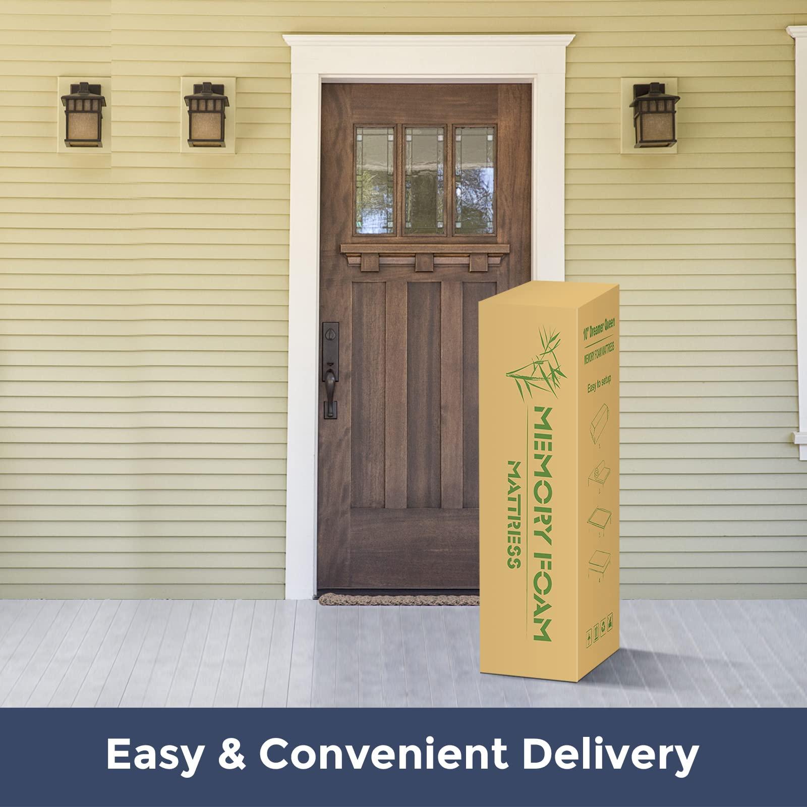 IULULU IULULU Twin Mattress in a Box, 6 Inch Twin Mattress for Kids with Breathable Bamboo Cover, Green Tea Memory Foam Mattress Made in USA for Bunk Bed, Trundle Bed, Medium Firm, CertiPUR-US Certified