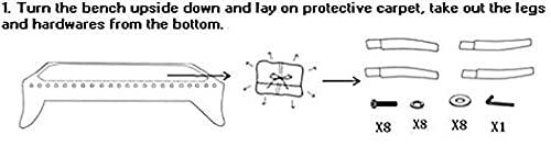 Madison Park Madison Park Welburn Bedroom Solid Wood Polyester Fabric Seating Modern Style, 49.5\"W x 19.25\"D x 23\"H, Cream