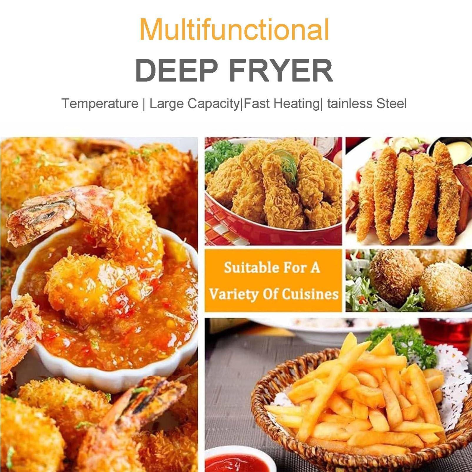 KCHBSE Commercial Deep Fryer LPG Gas/Electric Fryer,Commercial Automatic Cheese Hot Dog Sticks Fryer Corn Dog Fryer Machine 21L, 630x252x545mm,GasFryer