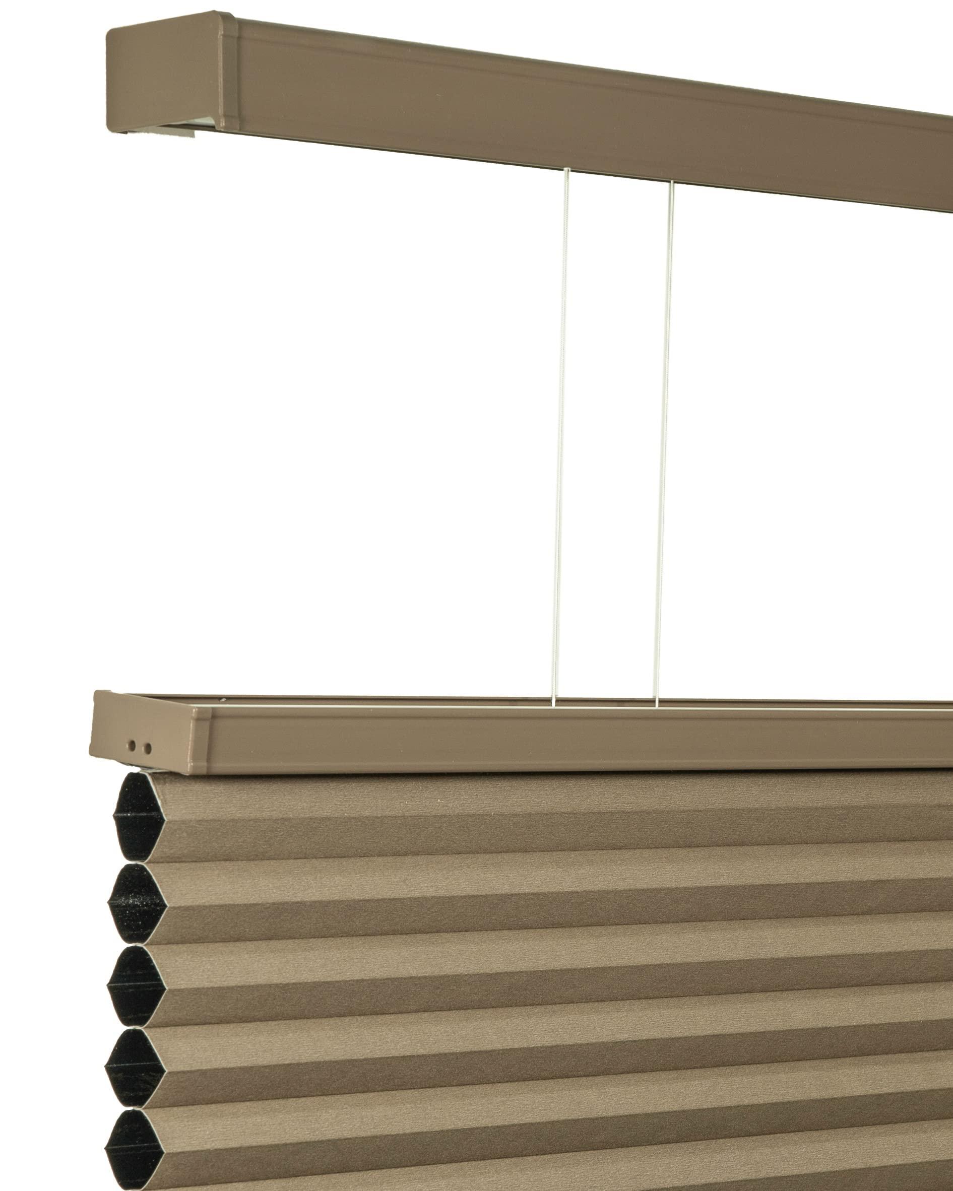 CHICOLOGY CHICOLOGY Cellular Shades, Top Down Bottom Up Shades, Blinds for Windows, Window Shades for Home, Door Blinds, Window Coverings, Cellular Blinds,Barnwood - Blackout, 23.5" W x 48" H