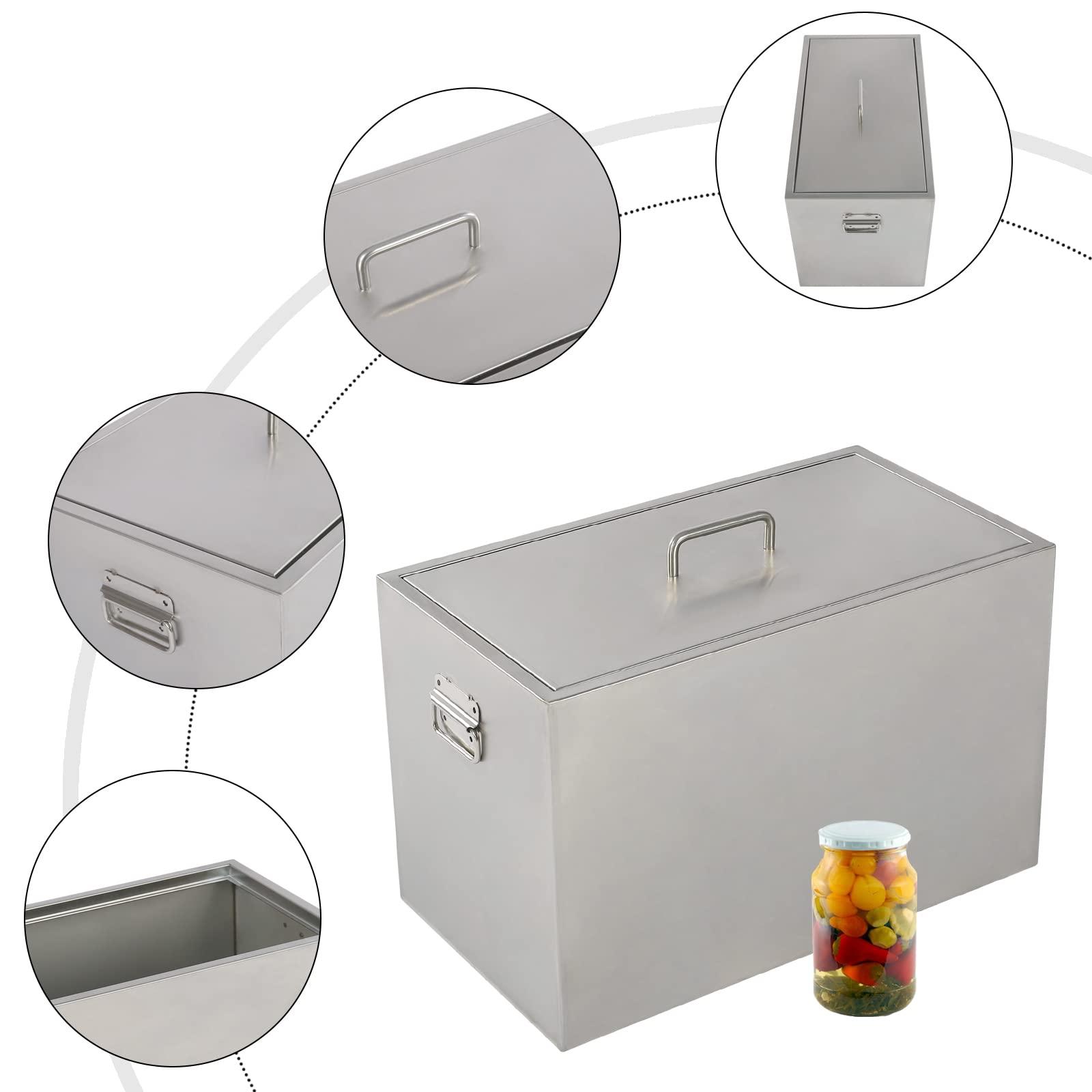 CUBELLIN CUBELLIN Commercial Water Bath Canner 50L Stove Top Canner Pot Stainless Steel Boiling Water Canner with Can Racks Kitchen Water Bath Canning Pot