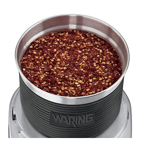 Waring Waring Commercial WSG60 3 Cup Spice Grinder, 1 HP Motor, 20,000 RPM\'s, Pulse Actuation, Includes 2 stainless steel grinding-bowls-120V, 175W, 5-15 Phase Plug, 0.9 cu. ft.