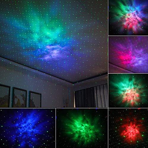 Silvotek Star Projector Night Light - Ocean Wave Projector Remote Control Star Lamp Projector, Kid Night Light Projector Home Planetarium Projector Best Gifts for Kids Party Birthday and Adults Bedroom Dec