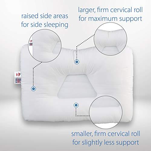 Core Products Core Products Tri-Core Cervical Support Pillow & Travel Core Combo, Standard Firm - Full Size