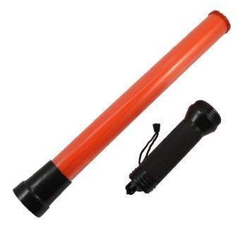 iMBAPrice iMBAPrice (2-Pack 21\" Long Traffic Safety Flashing LED Light Control Wand Baton Flashlight with Blinking and Steady-Glow Flashing Modes for Parking Guides, Climbing & Camping Contact