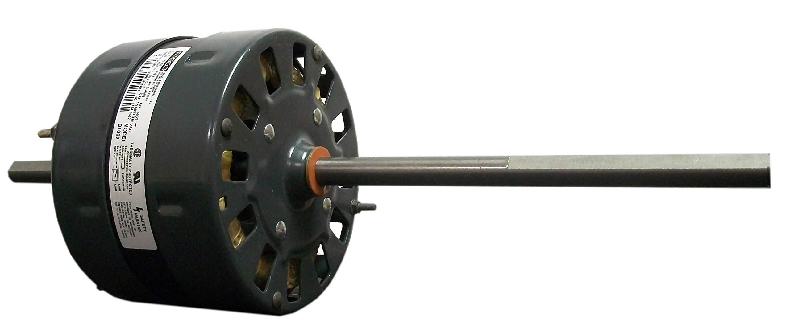 Fasco Fasco D1092 2-Speed OEM Direct Replacement Motor, 115V, 1675/1080 RPM, 1/3 hp