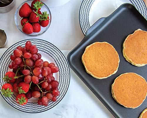 Nordic Ware Nordic Ware Two Burner Griddle, 10.3 x 17.4 inches, Non-Stick