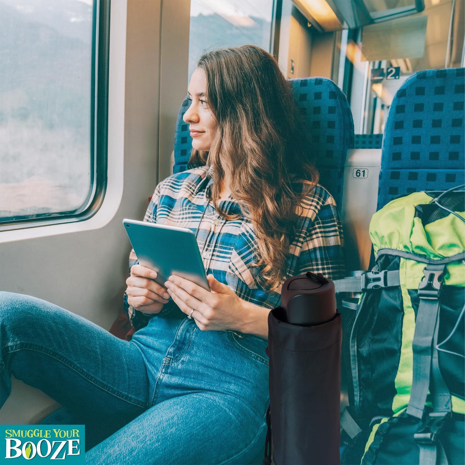 Forum Novelties Smuggle Your Booze 9 Oz. Hidden Flask Umbrella